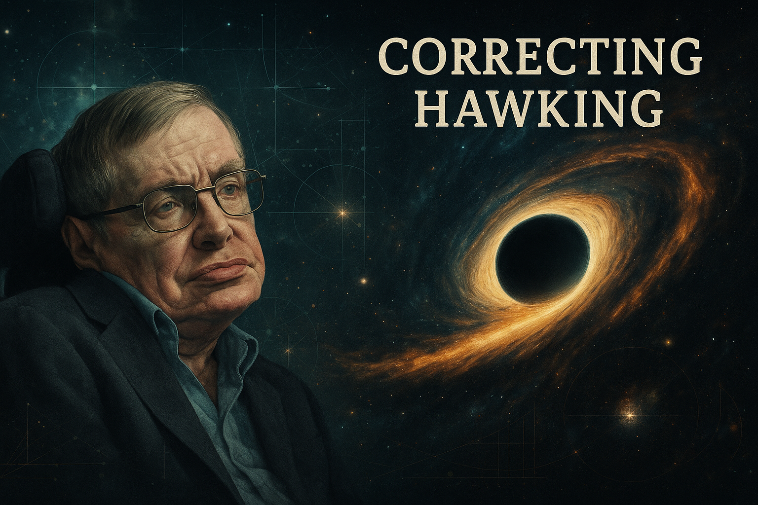 Hawking Correction Illustration